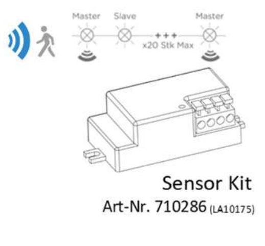 Sensor-Kit Franco Außenlampe (Stück)