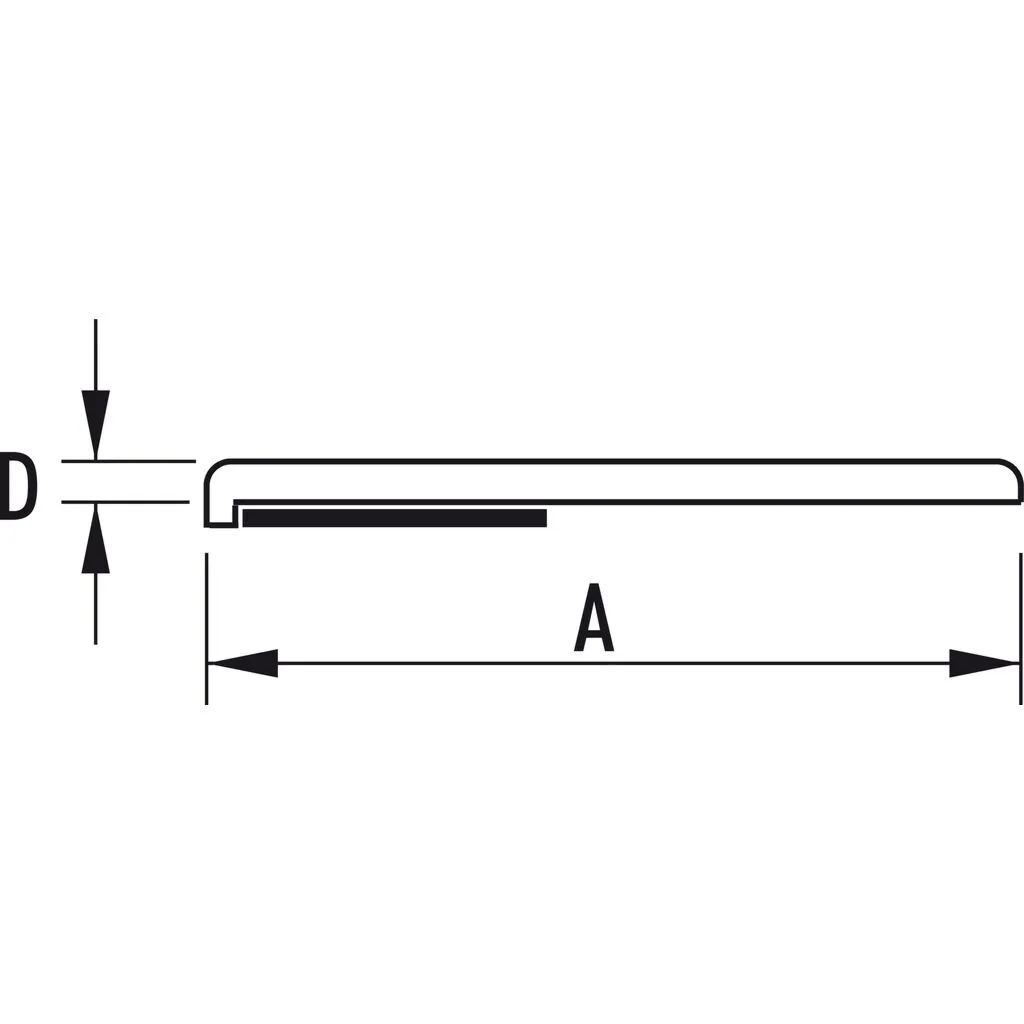 30 mm Flachleistenprofil auf Rolle (VE 1)