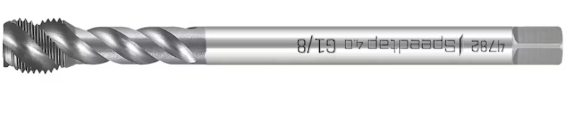 G 1" Maschinengewindebohrer Speedtap 4.0–Uni/Inox, spiralgenutet für Whitworth- Rohrgewinde DIN ISO 228