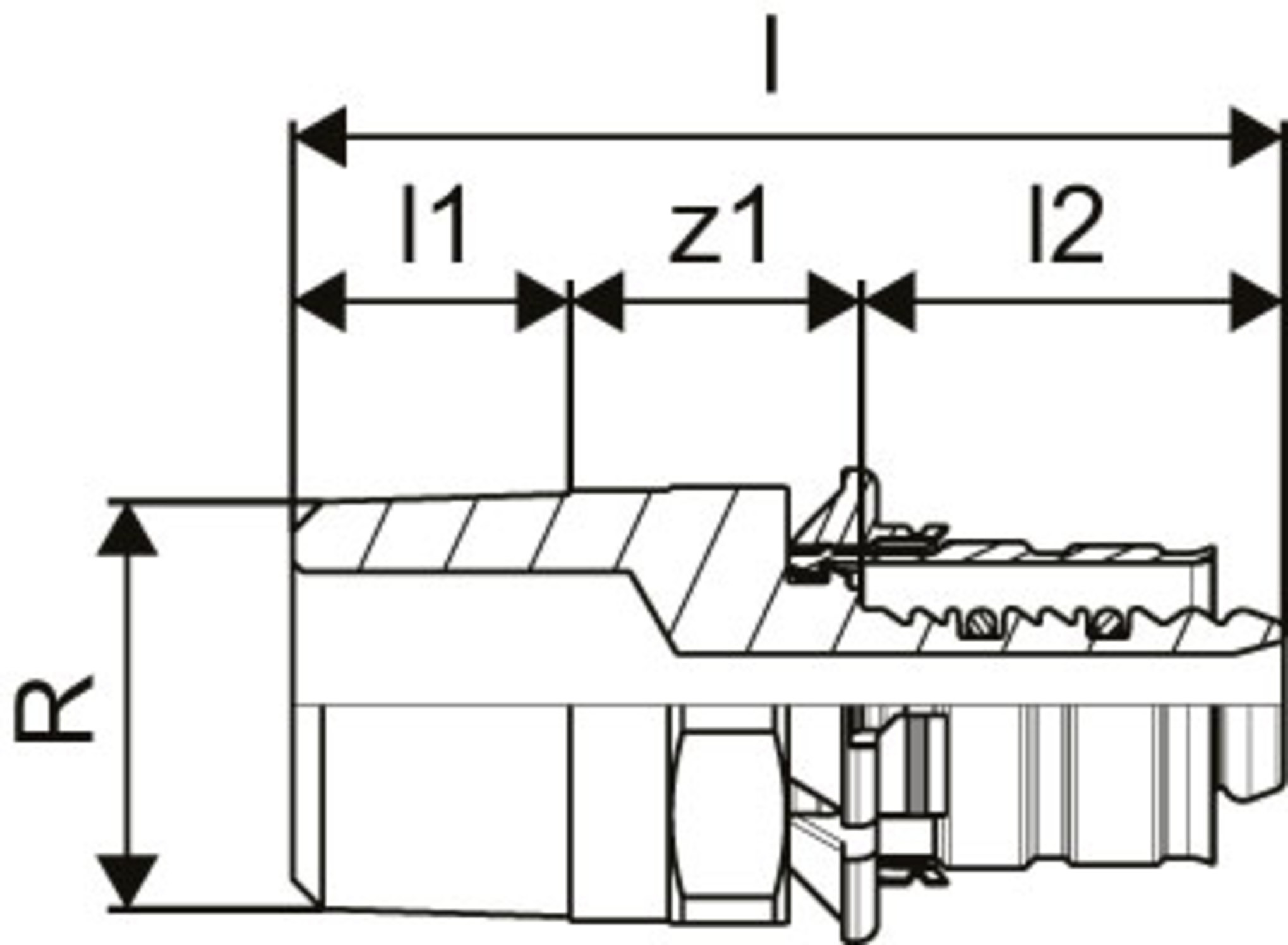S-Press Übergangsnippel 20-R3/4"MT 