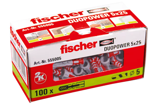 Ø 6 mm Duopower Fischerdübel  (VE 100)