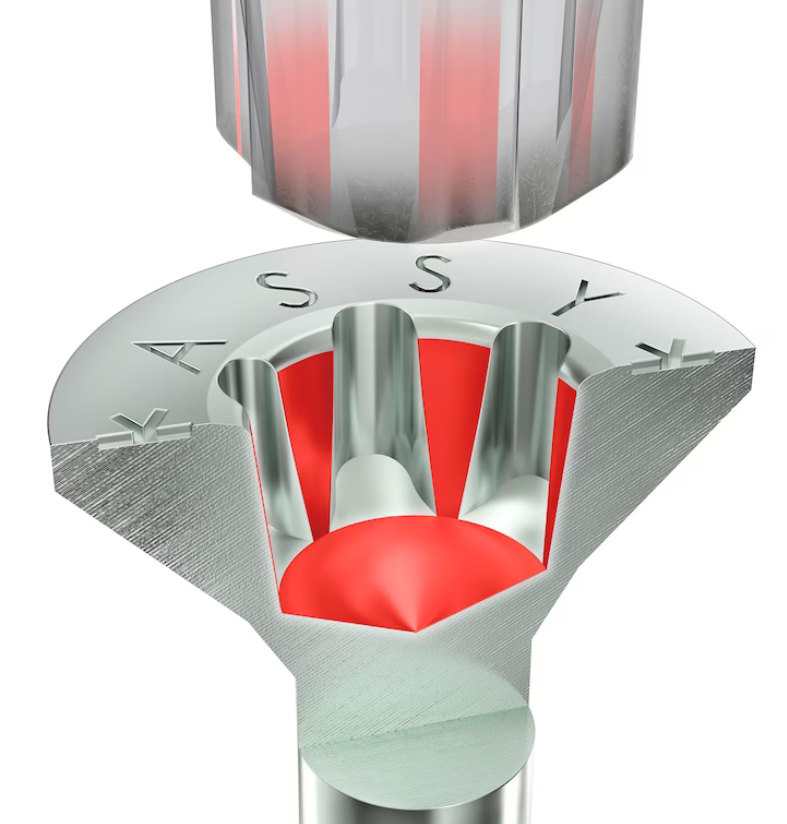 5,0 x35 mm ASSY® 4 PH Beschlagschraube Stahl verzinkt Vollgewinde Pan Head (ST)