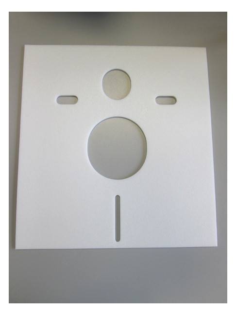 Sanibel Schallschutz-Set für Wand-WC und Bidet RG 100/5mm