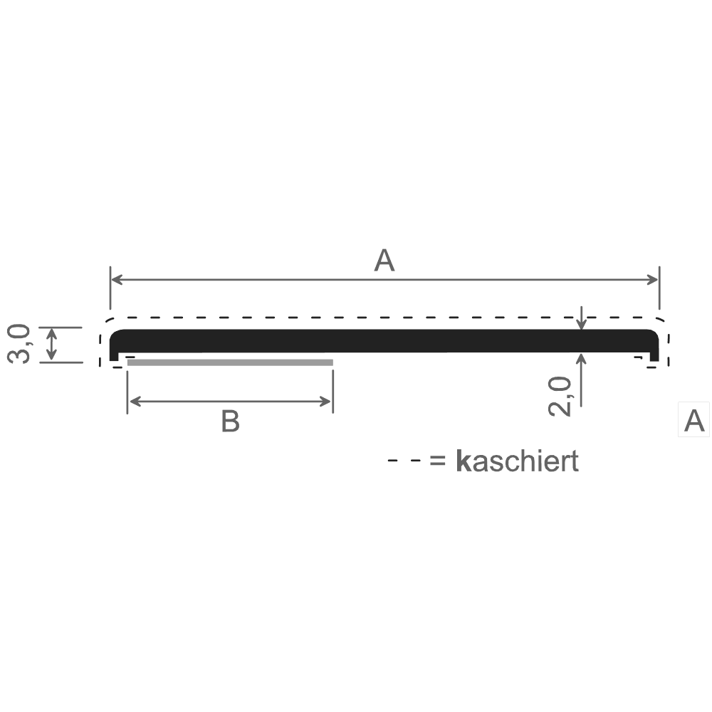 40 mm Flachprofil SK (VE 10)