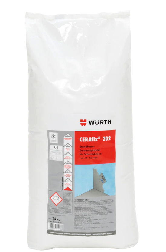 25 kg Zementreparaturspachtel CERAfix® von Würth (Sack)