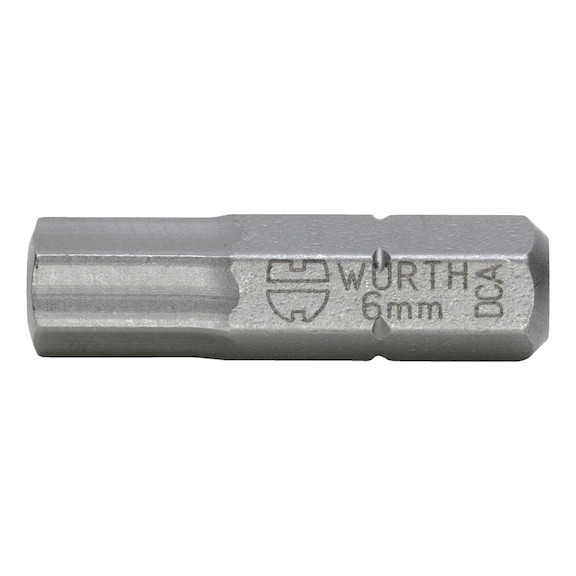 Würth Bits Inbus 6 in Standardlänge 25mm