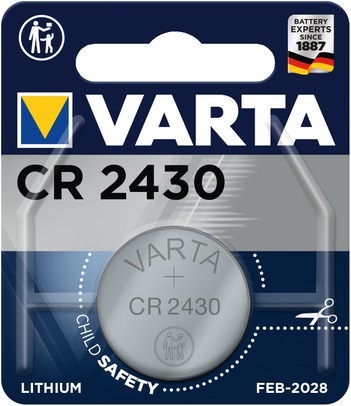 Knopfzelle CR 2430 von Varta