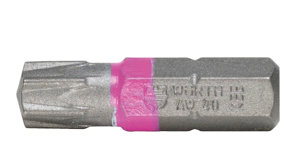  Würth Bits AW40 Leuchtpink in Standardlänge 25mm
