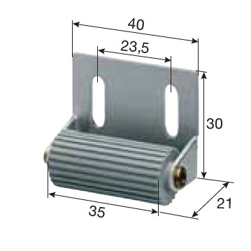 Mini Andruckrolle Ø 16 mm für Rollladen (VE 100)