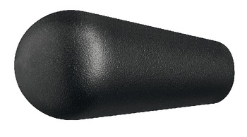 Möbelknopf Aluminiumeloxiert Ø 16 mm | schwarz