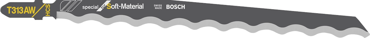 T313AW Wellenschliffmesser /Stichsägeblatt in Original Boschqualität (3 ST)