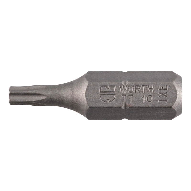 Würth Bits TX10 Torx mit Loch in Standardlänge 25mm