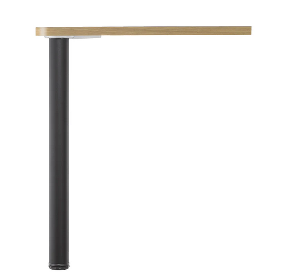 Tischbein 123,0 cm | Schwarz