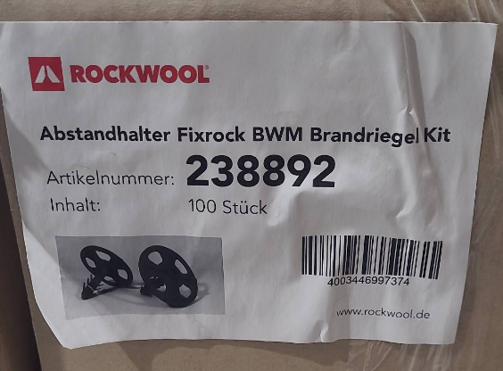 Rockwool Abstandshalter Fixrock I TH1639 (ST)