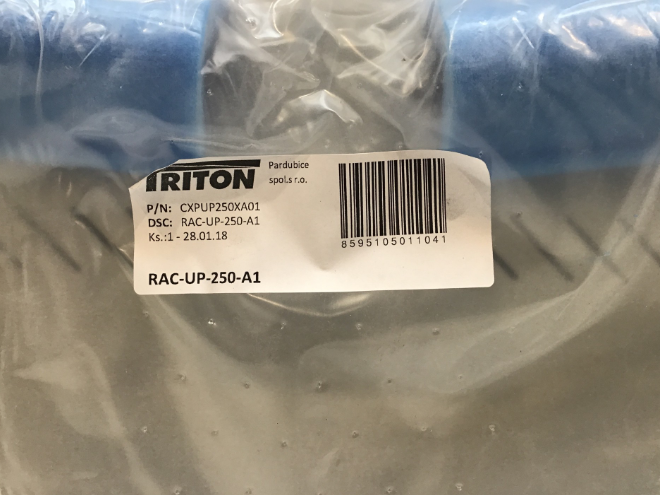  Triton RAC-UP-250-A1, 19-Flachprofilboden 1HE/250mm I TH1776