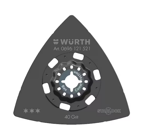 K 40er Hartmetallraspel Dreiecksform Starlock