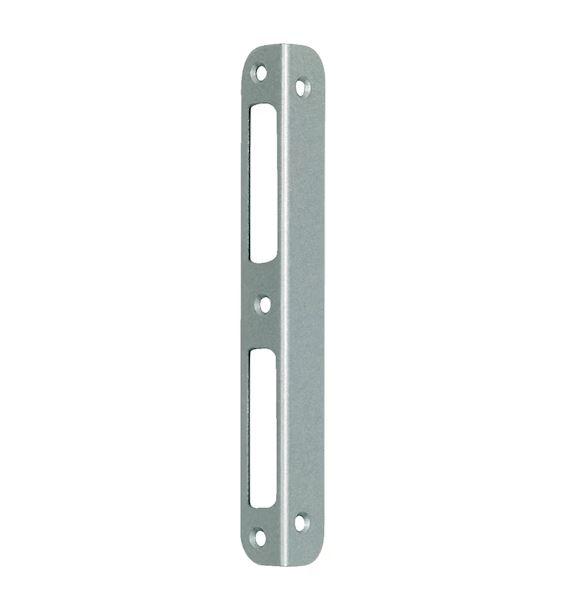 Winkelschließblech für gefalzte Holztüren (Silber metallic)