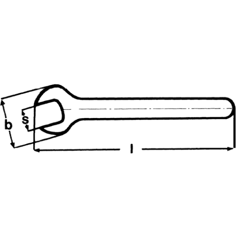 SW 12mm KNIPEX Maulschlüssel 