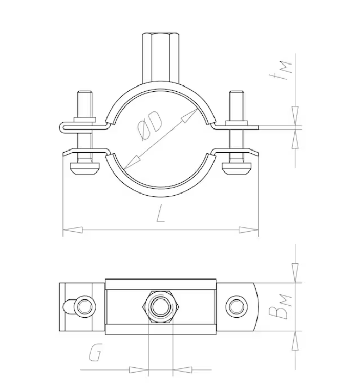  32-35 mm Rohrschelle TIPP® Smartlock 2 GS mit exklusivem Würth Schnellverschluss (ST)