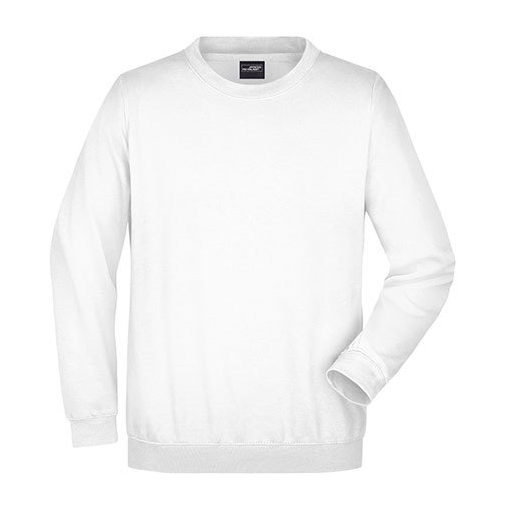 Sweatshirt in Weiß 