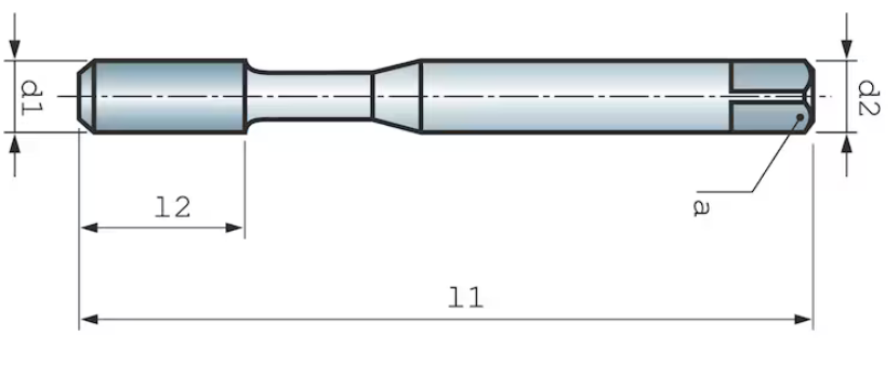G 1" Maschinengewindebohrer Speedtap 4.0–Uni/Inox, spiralgenutet für Whitworth- Rohrgewinde DIN ISO 228