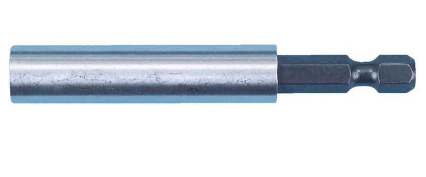  74 mm Universalhalter E 6,3 (1/4 in) mit Edelstahlhülse, Sprengring und Dauermagnet
