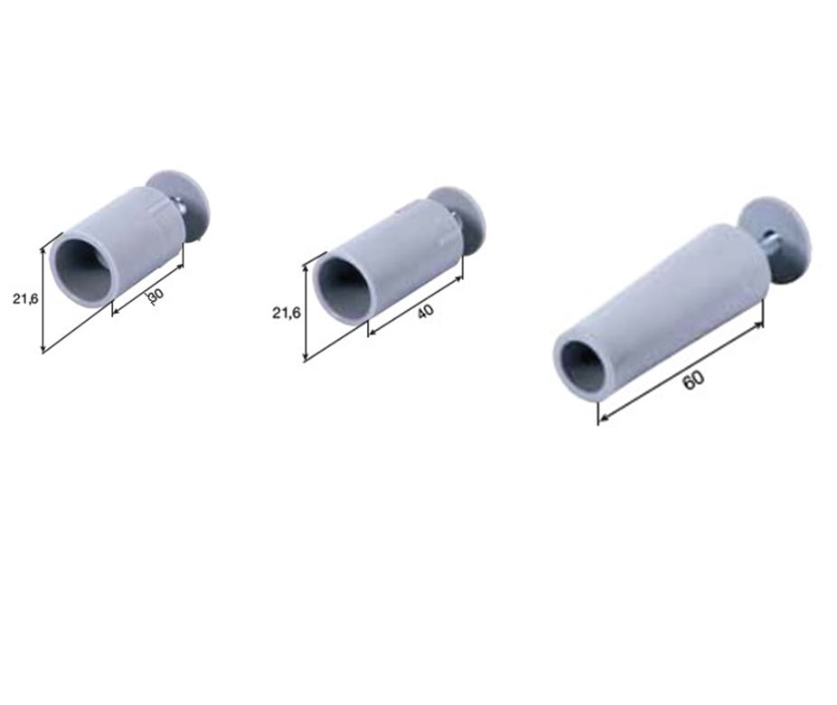 30 mm Stopper Anschlagstopfen für Rollladen /braun