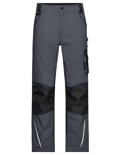 Arbeitshose "Workwear Pants" in Grau/Schwarz