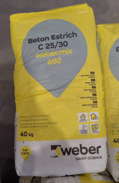 Beton Estrich C 25/30 weber.mix 692 I 25 kg 